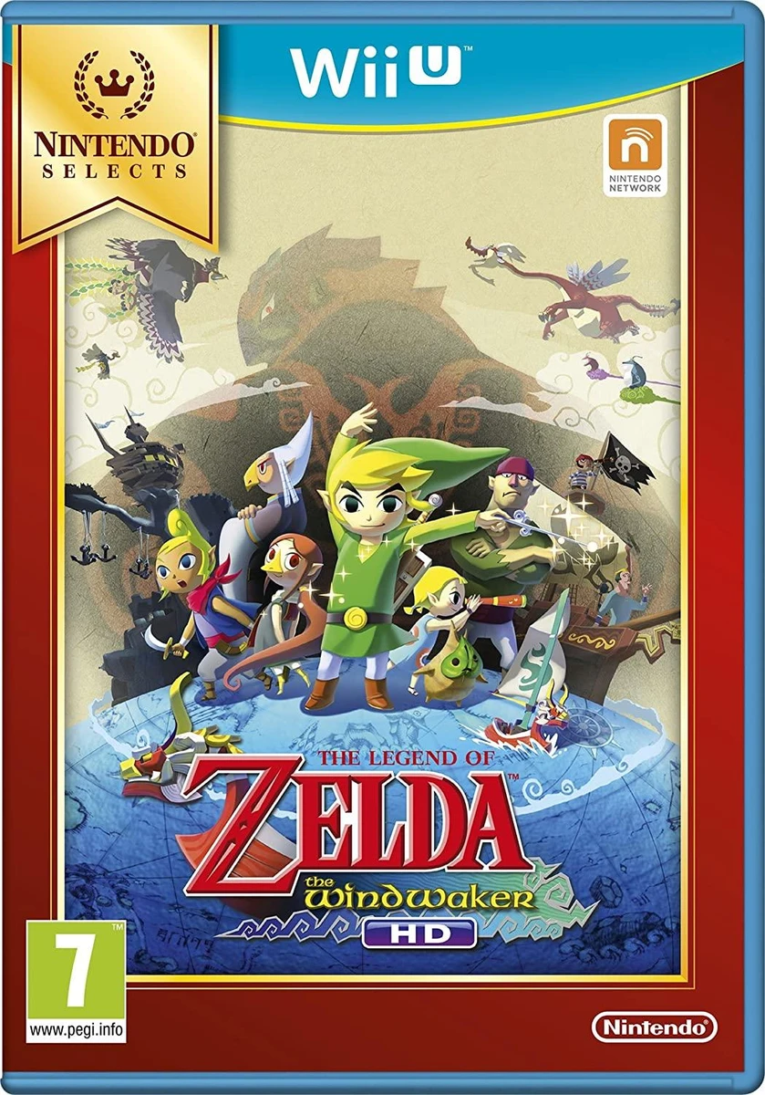 Zelda Wind Waker HD [Nintendo Selects] box art