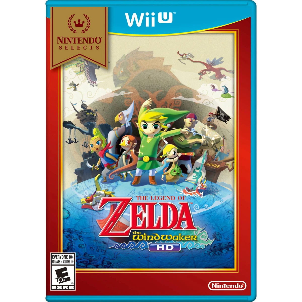 Zelda Wind Waker HD [Nintendo Selects] box art