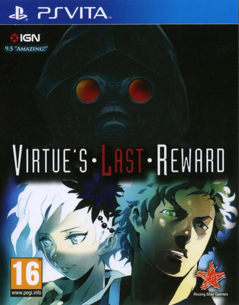 Zero Escape: Virtues Last Reward box art