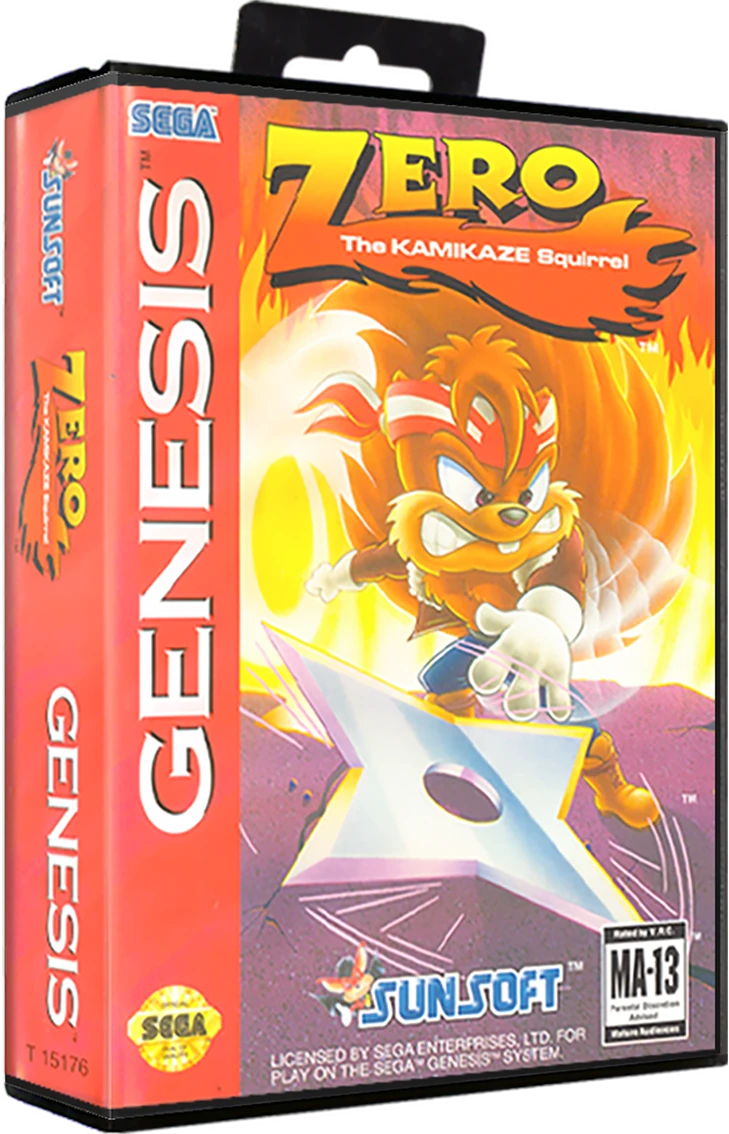 Zero The Kamikaze Squirrel [Limited Run] box art