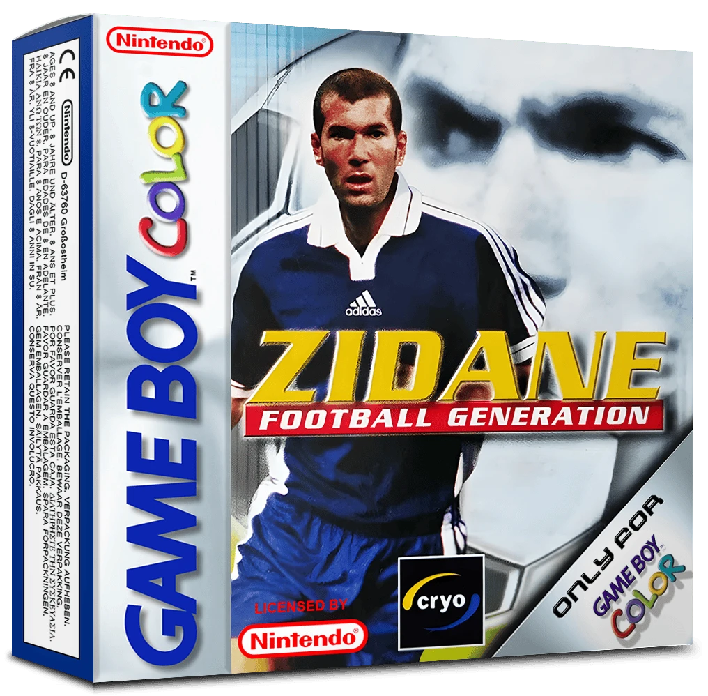 Zidane Football Generation box art