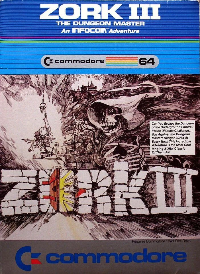 Zork III Dungeon Master box art