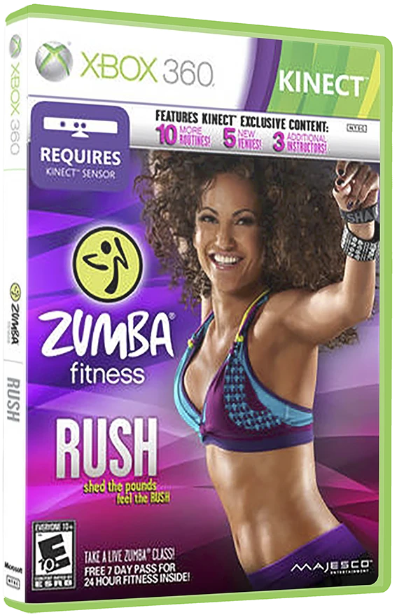Zumba Fitness Rush box art